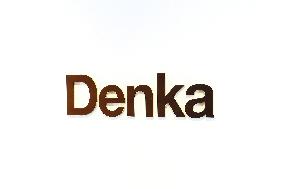 Denka signboard and logo